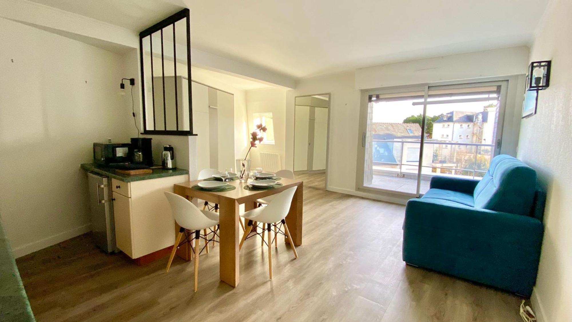 Appartement Avec Vue Mer Et Parking Bénodet Kültér fotó